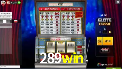 Descubra o Mundo do Cassino Online com 289win